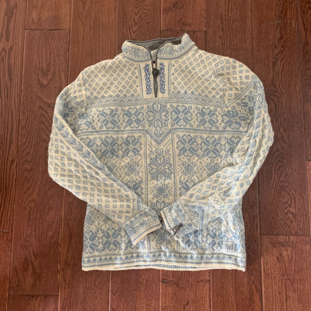Dale of Norway Official IOC Olympics Peace 1/4 Zip Sweater (VINTAGE, RARE FIND)